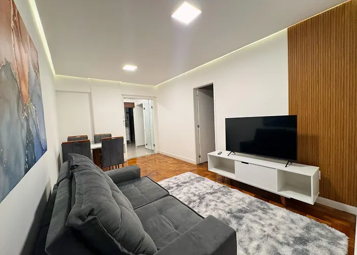 Apt Copacabana 3 Quartos A 2Min Da Praia Andando